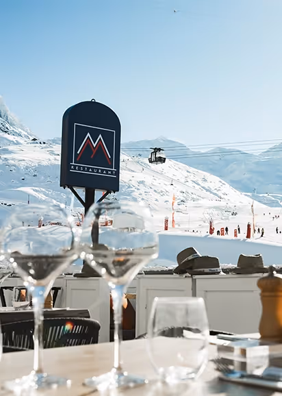 M Restaurant au pied des pistes de Val Thorens