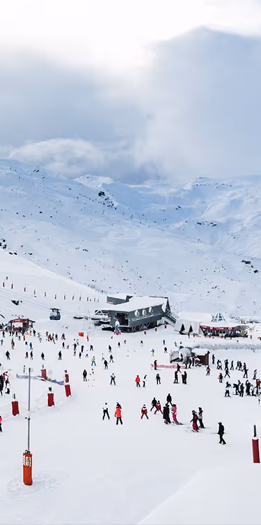 Activité ski en montagne à Val Thorens