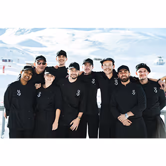 Equipe cuisine Hôtel Marielle de Val Thorens