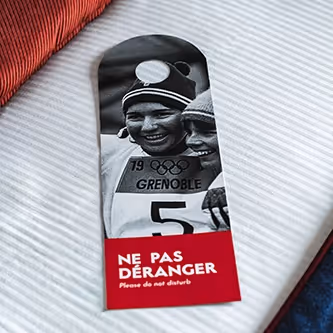 Accroche porte ne pas déranger Hôtel Marielle de Val Thorens