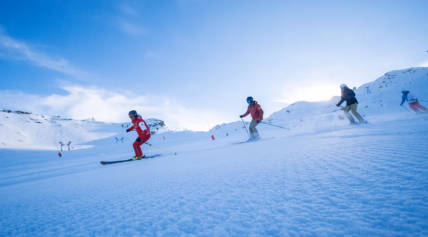 Cours ESF avancé à Val Thorens