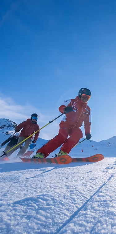 Cours ESF avancé à Val Thorens
