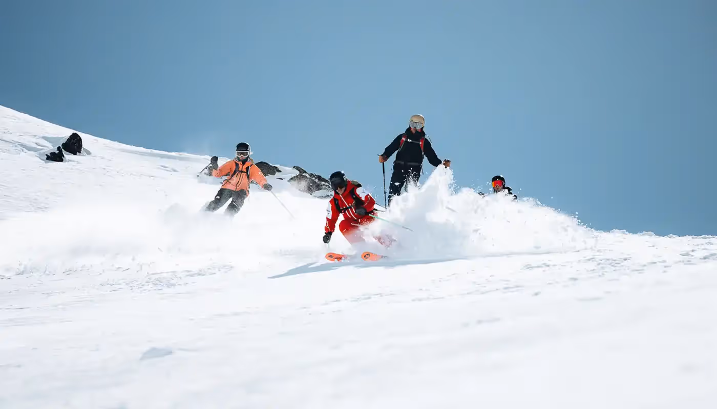 Cours ESF avancé à Val Thorens