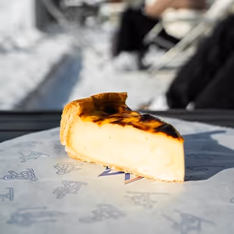 Flan pâtissier maison du Groumet Snack de l'hôtel Marielle