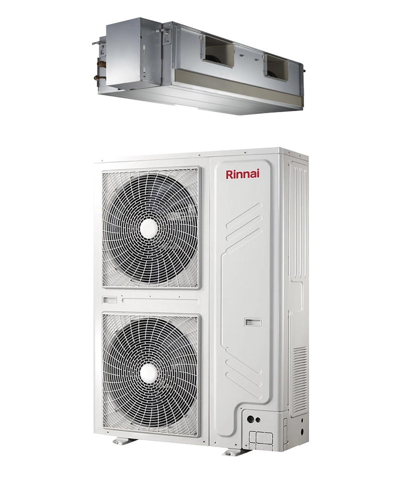 Rinnai Ducted Air Conditioner compressor and indoor unit