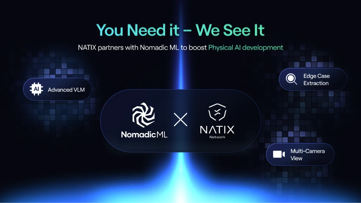 NATIX x Nomadic ML Partnership for Searchable Video AI Data  platform 