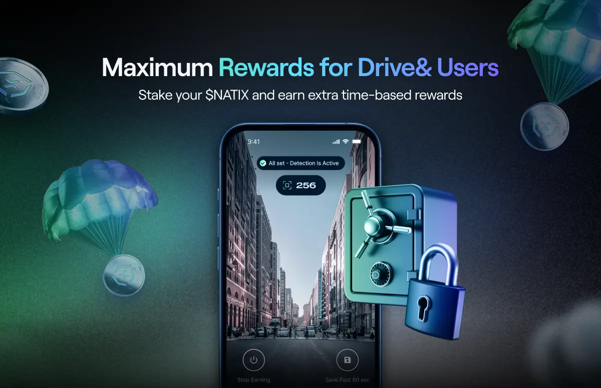 Drive& users Staking $NATIX
