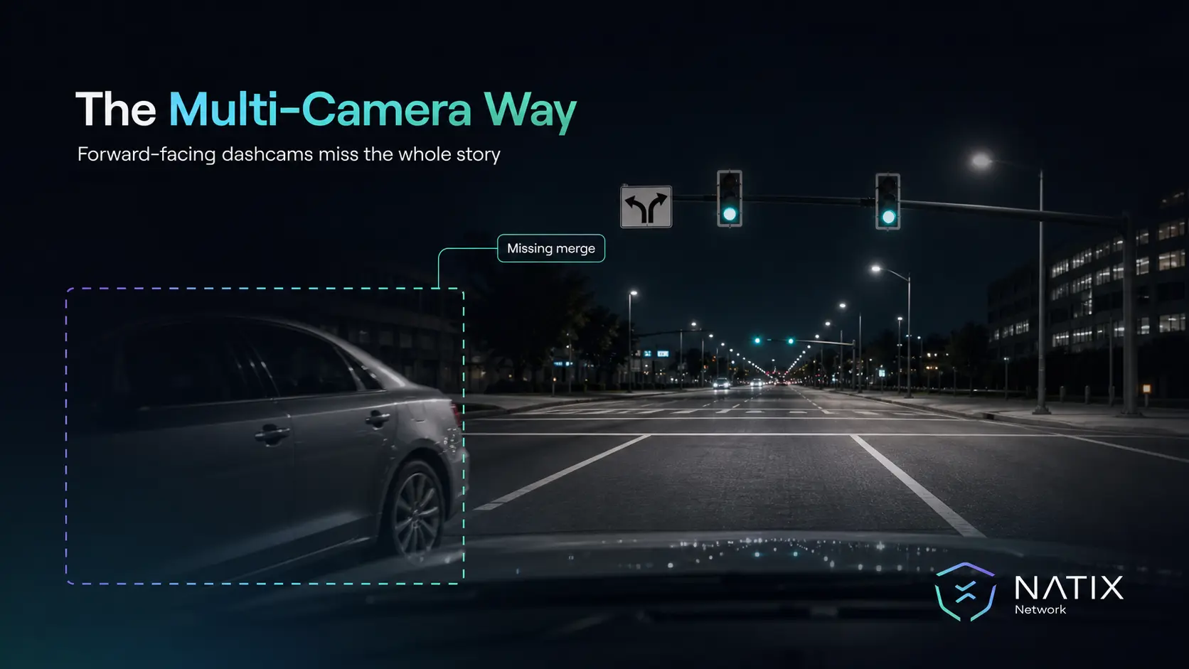 A vehicle taking a wrong merge is highlighted showing that there's a missing layer to the story