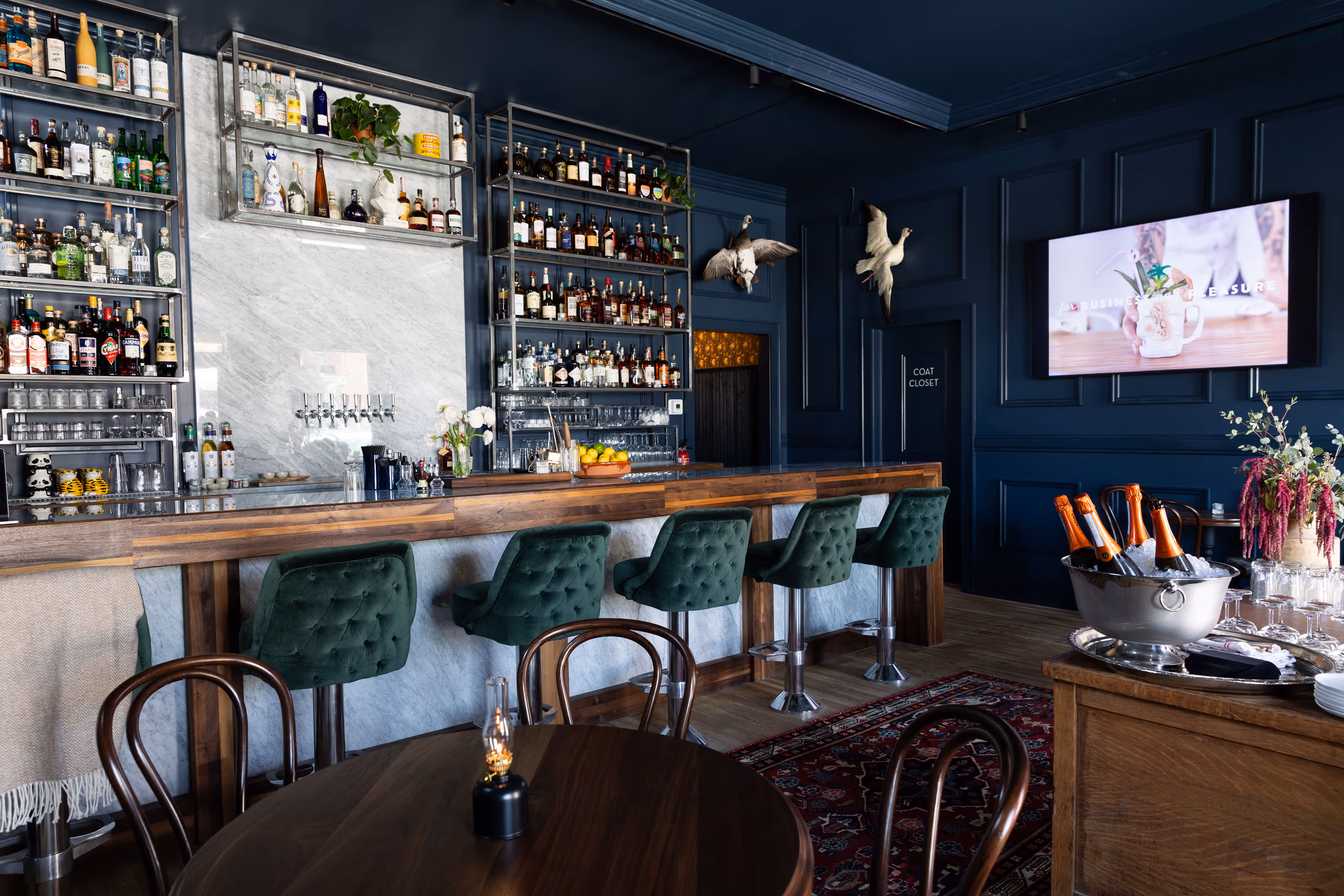 A journalistic photo of Good Spirits Co's new high end bar space. Photo by Tessa Cooper.