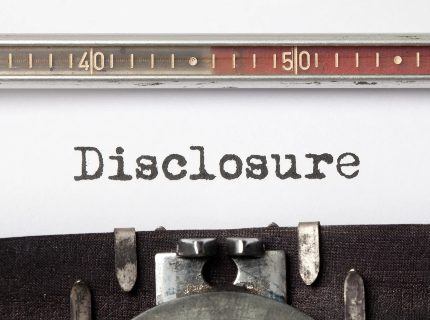 disclosure