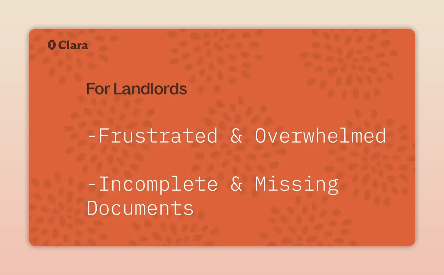 Landlords are not just choosing applicants. They are often stuck cleaning up incomplete information first.