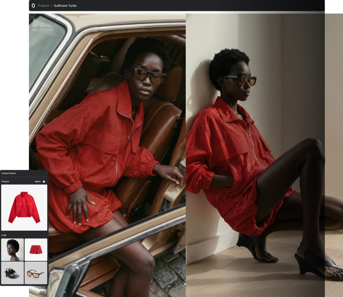 Fashion creators using Genera Space