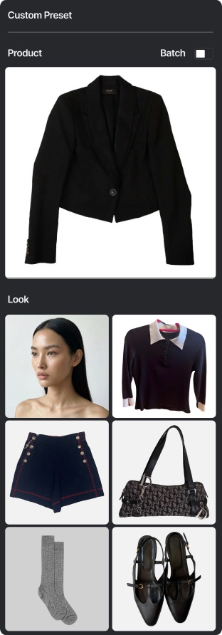 Upload flat lay step