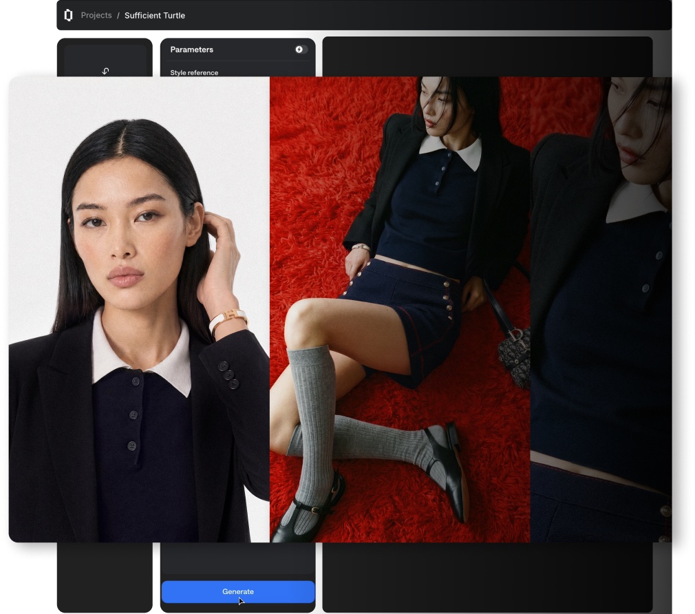 Generate images step