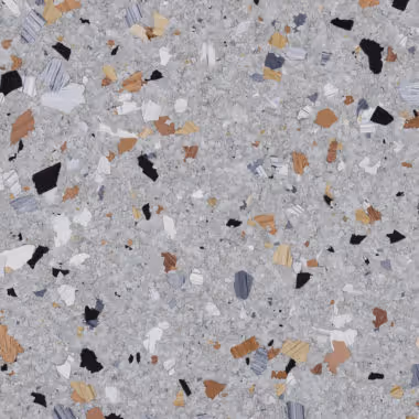 Epoxy flake floor color