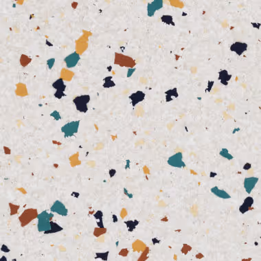 Epoxy flake floor color