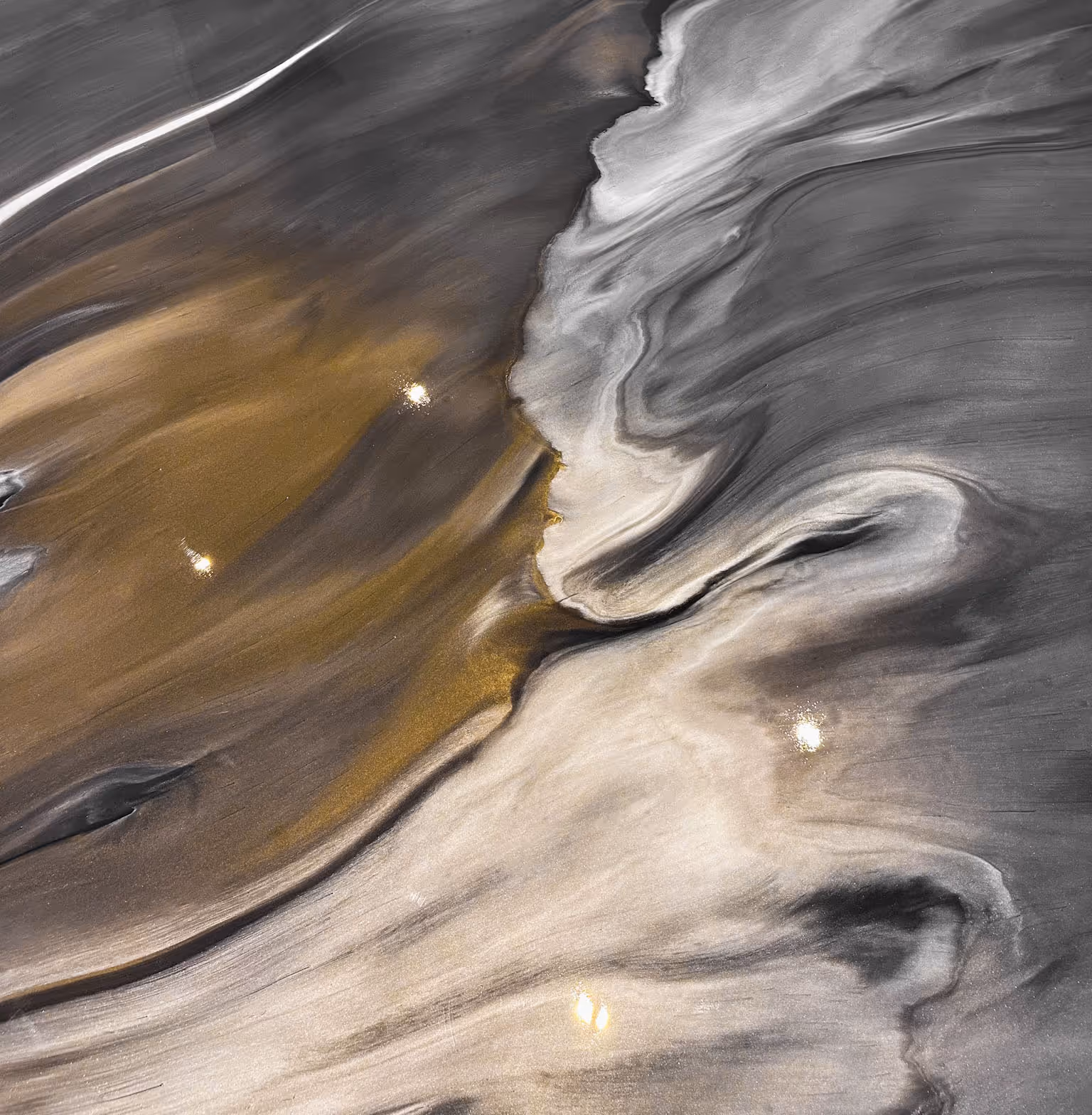 Metallic epoxy floor coating in Tampa Bay