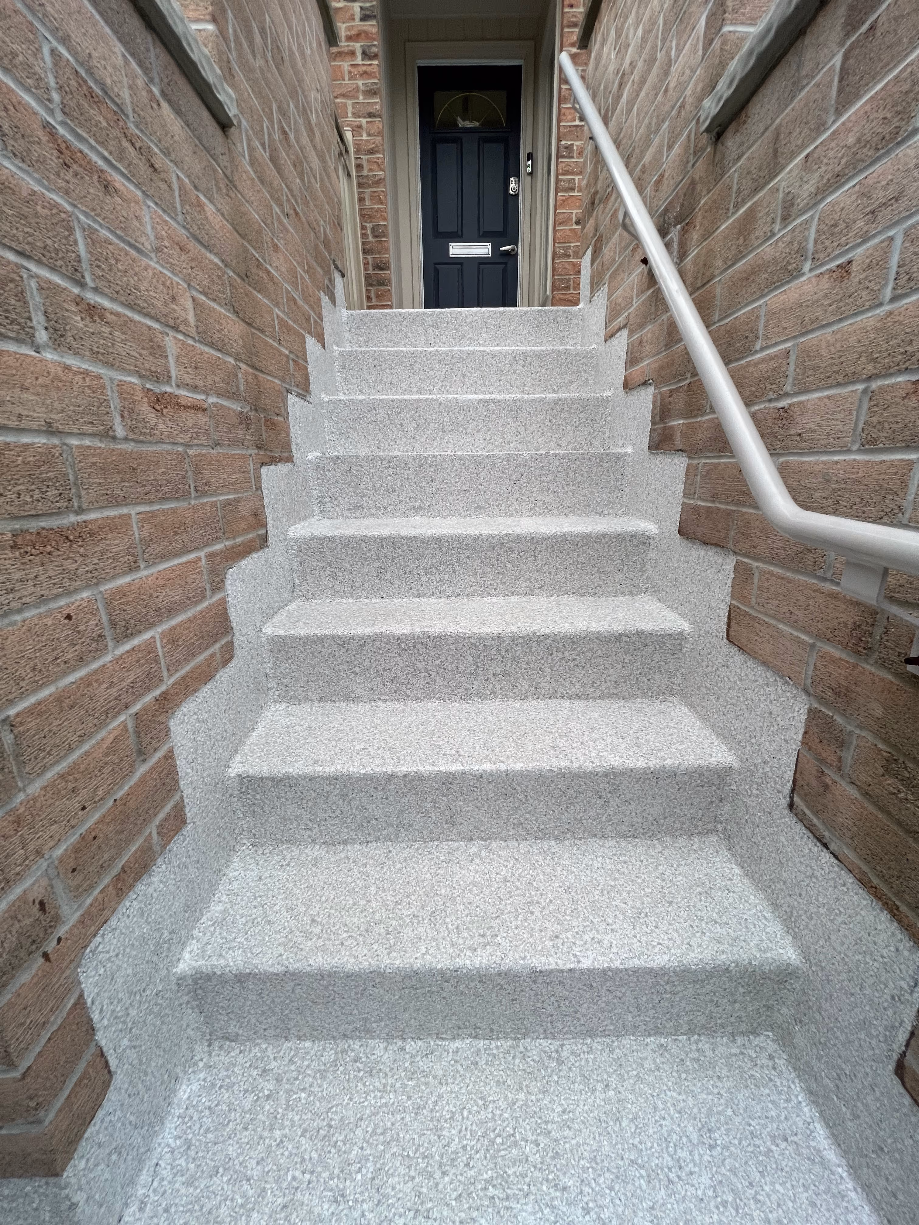 Resurfaced Concrete Stairs