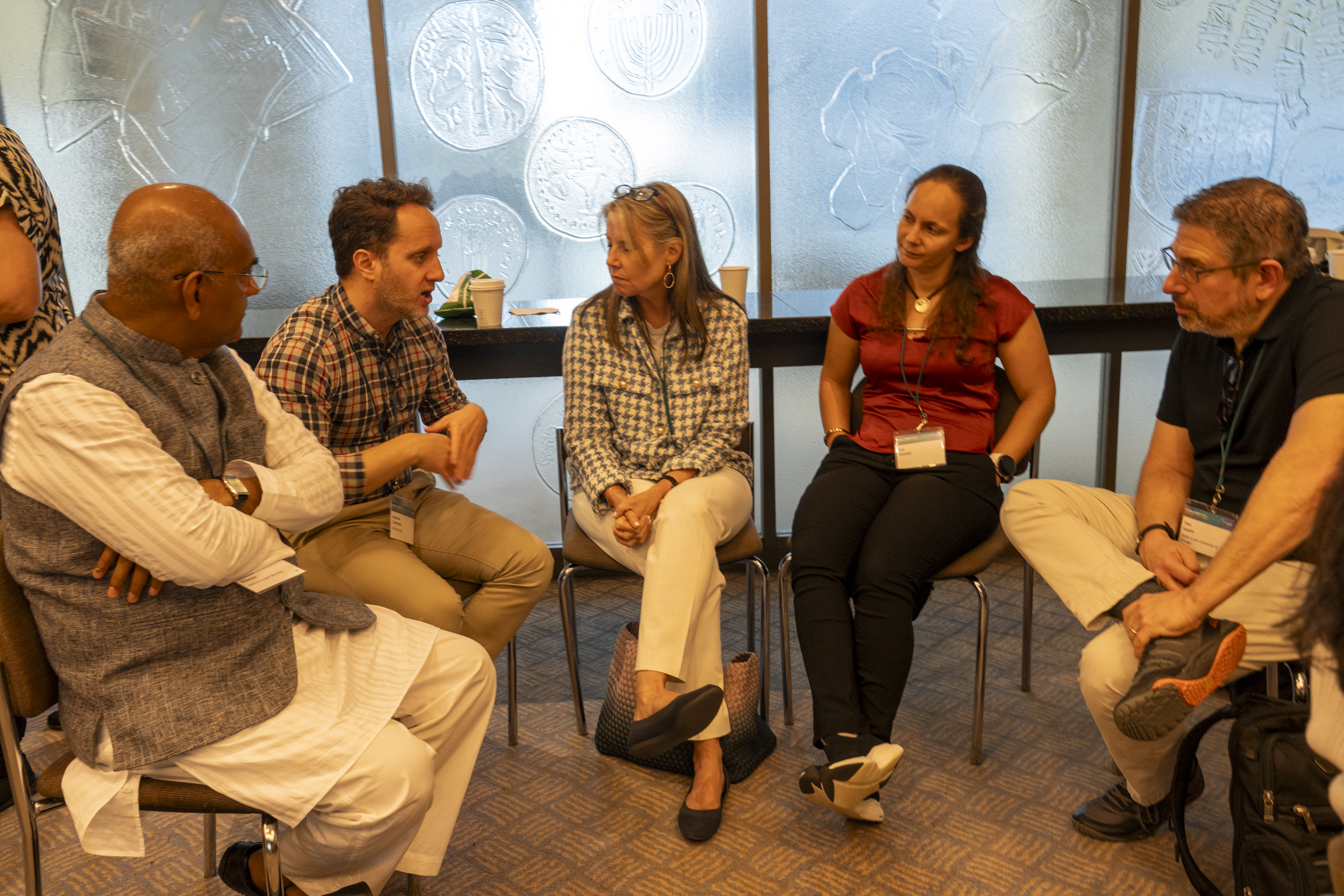 Group learning together at Focal Point 2024