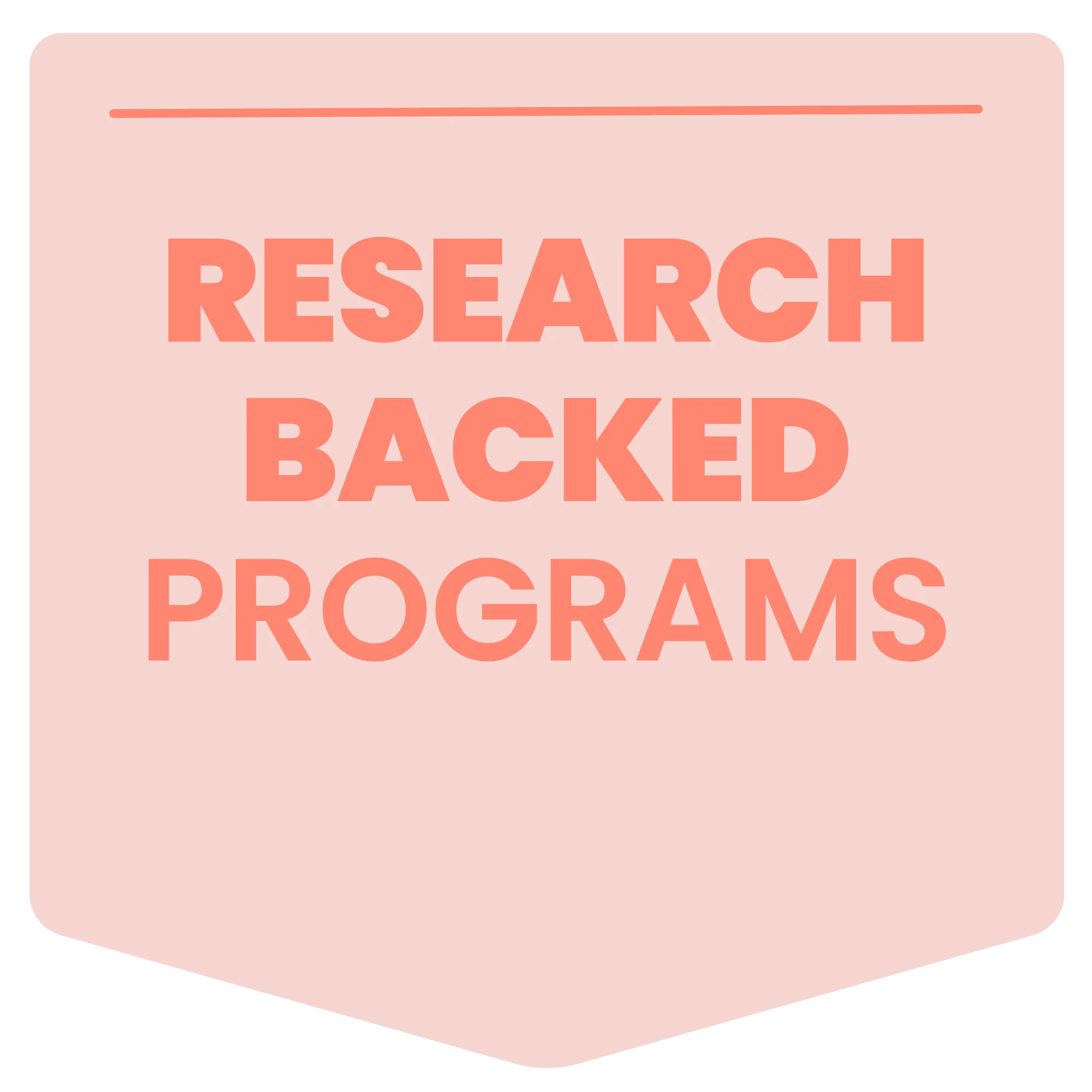 Research Backed Programs