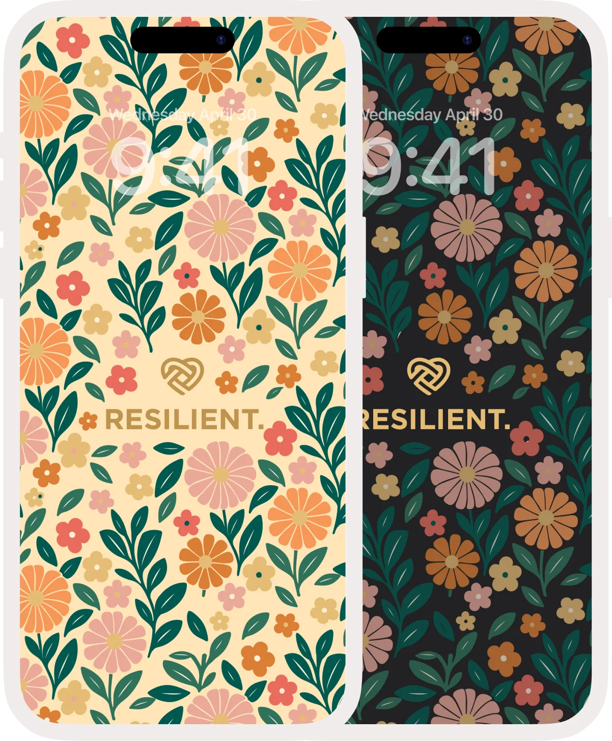 A phone wallpaper that says you're still in there