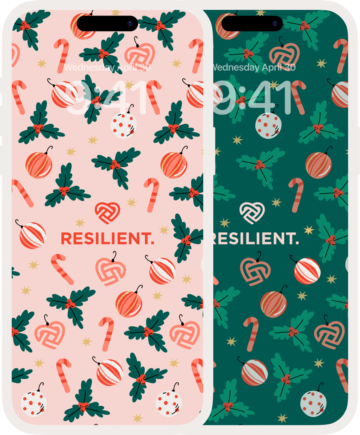 A phone wallpaper that says you're still in there