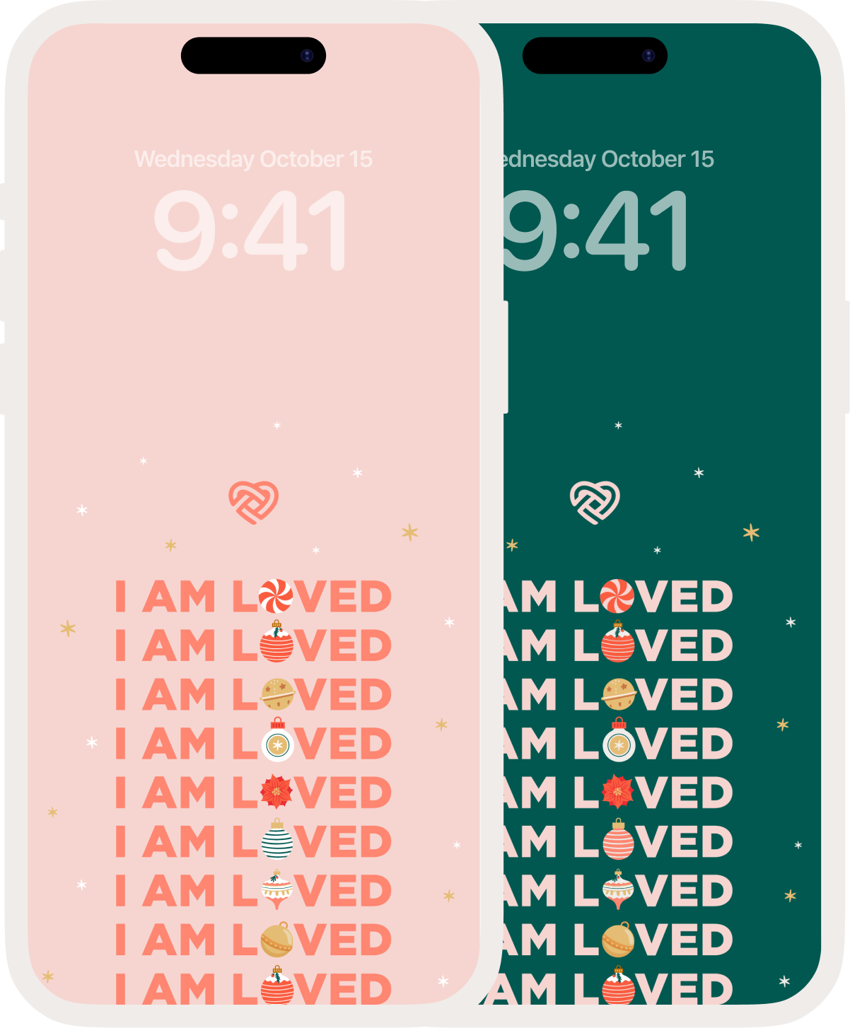 A phone wallpaper that says I am resilient