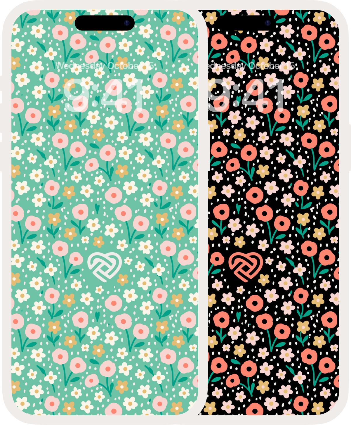 A phone wallpaper that says things can be different and still be good