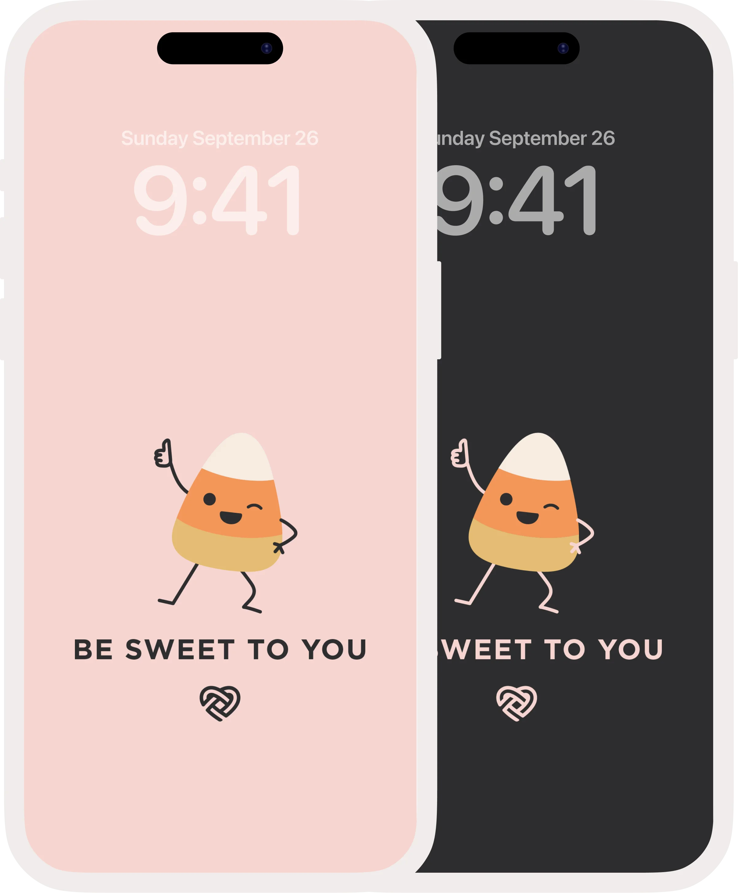 A phone wallpaper that says things can be different and still be good