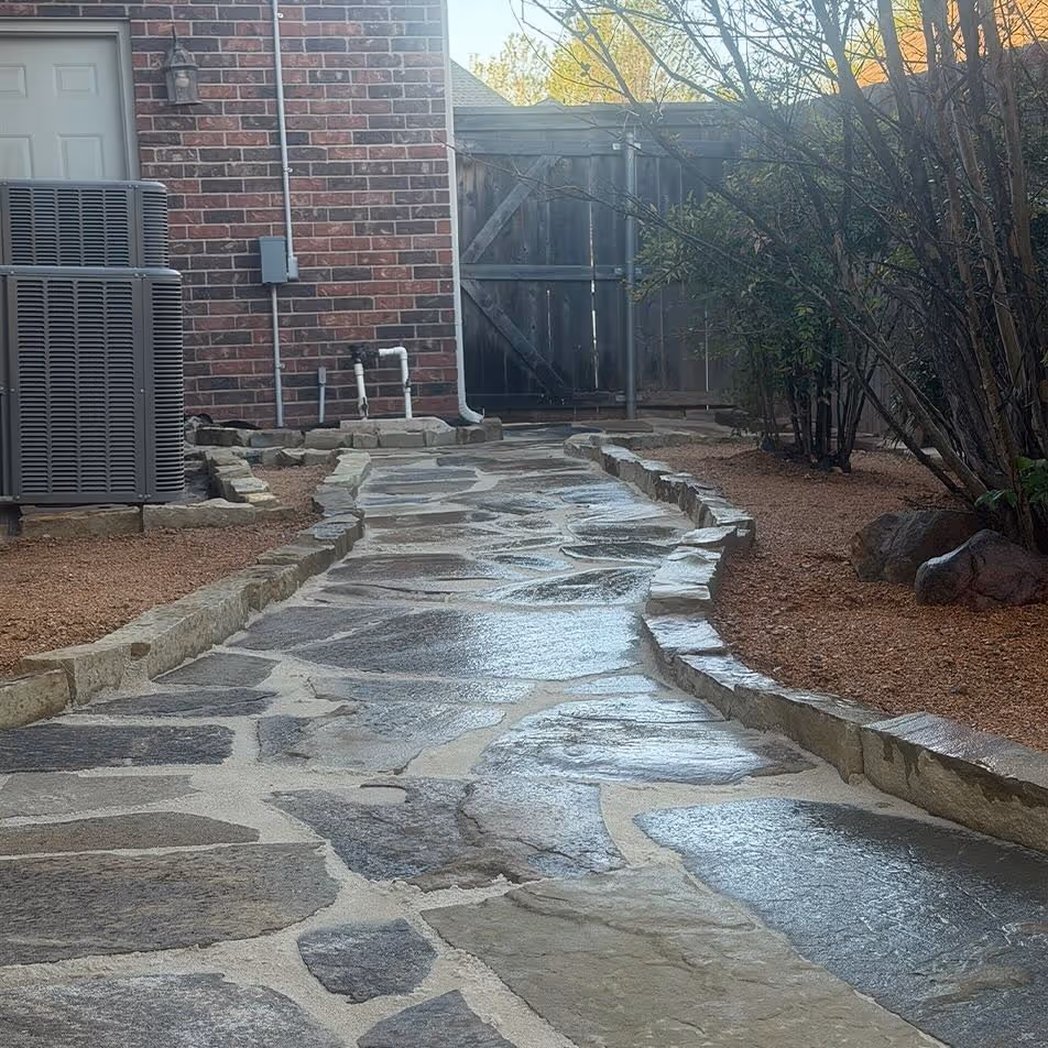 Client's lawn
