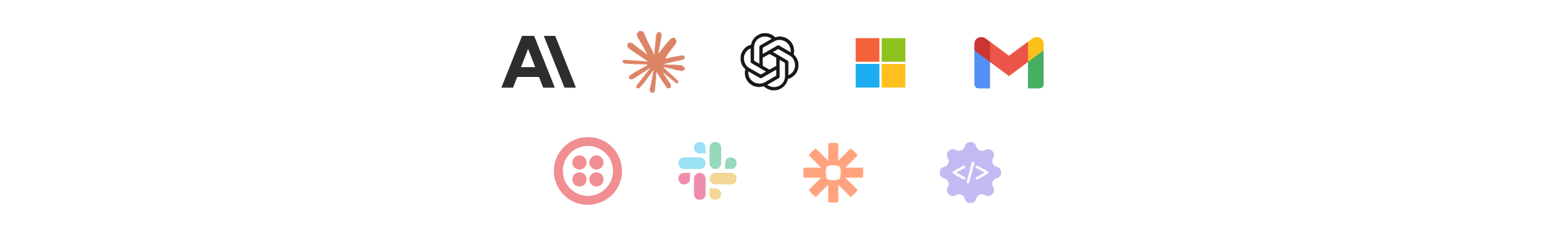 API integration logos