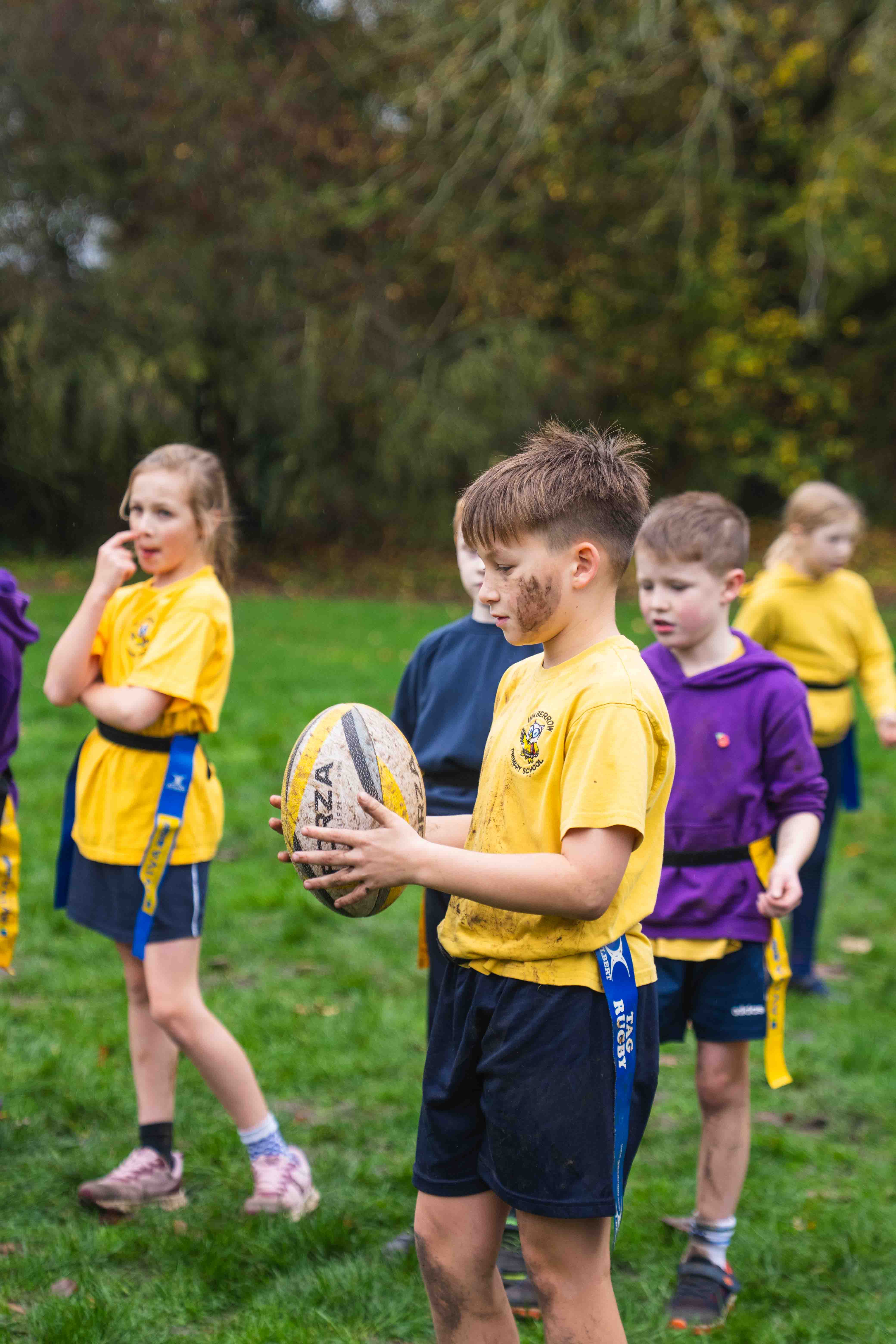 Children taking part in a Delta Sports Coaching session