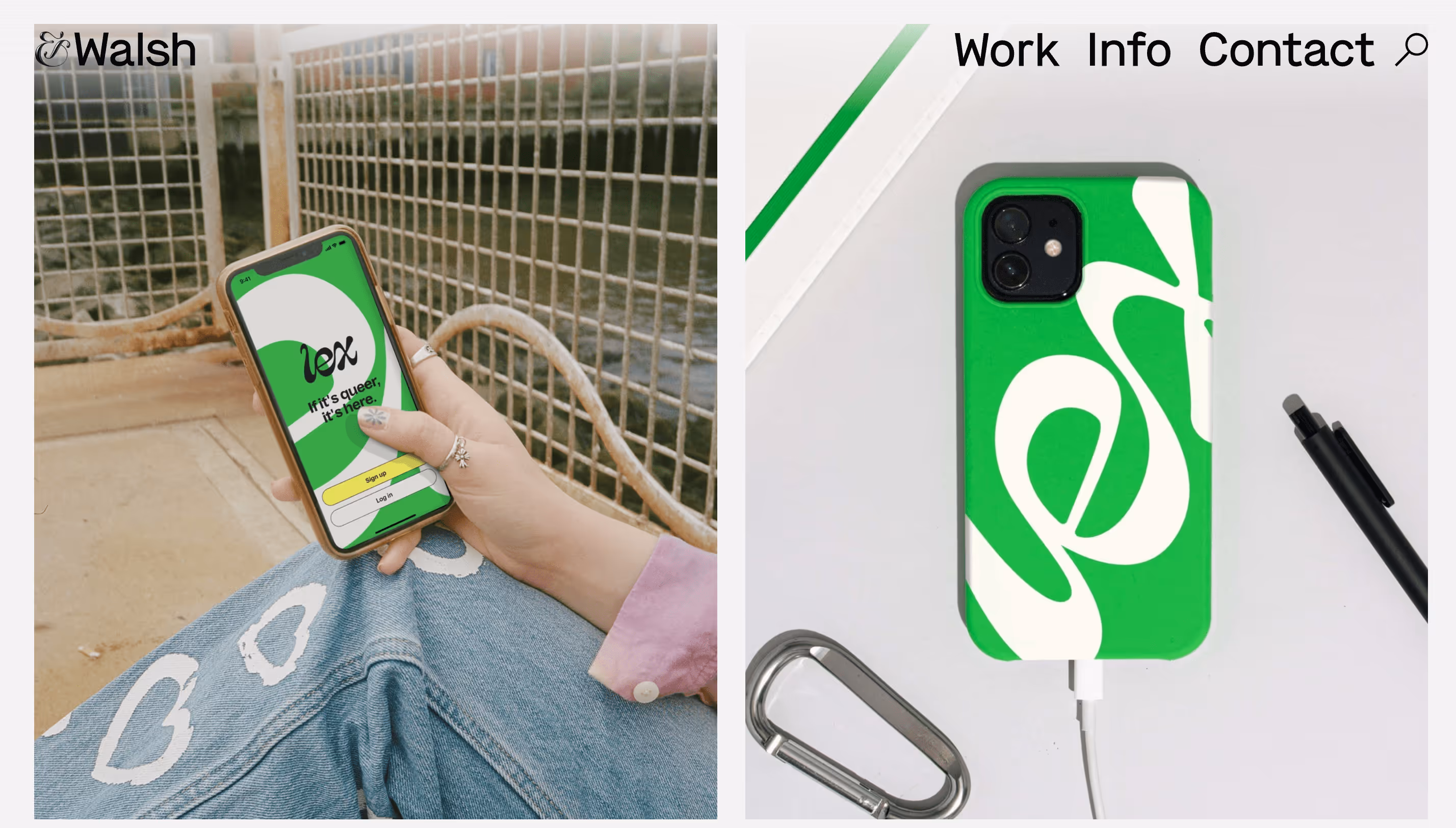 &walsh's brand identity and new logo