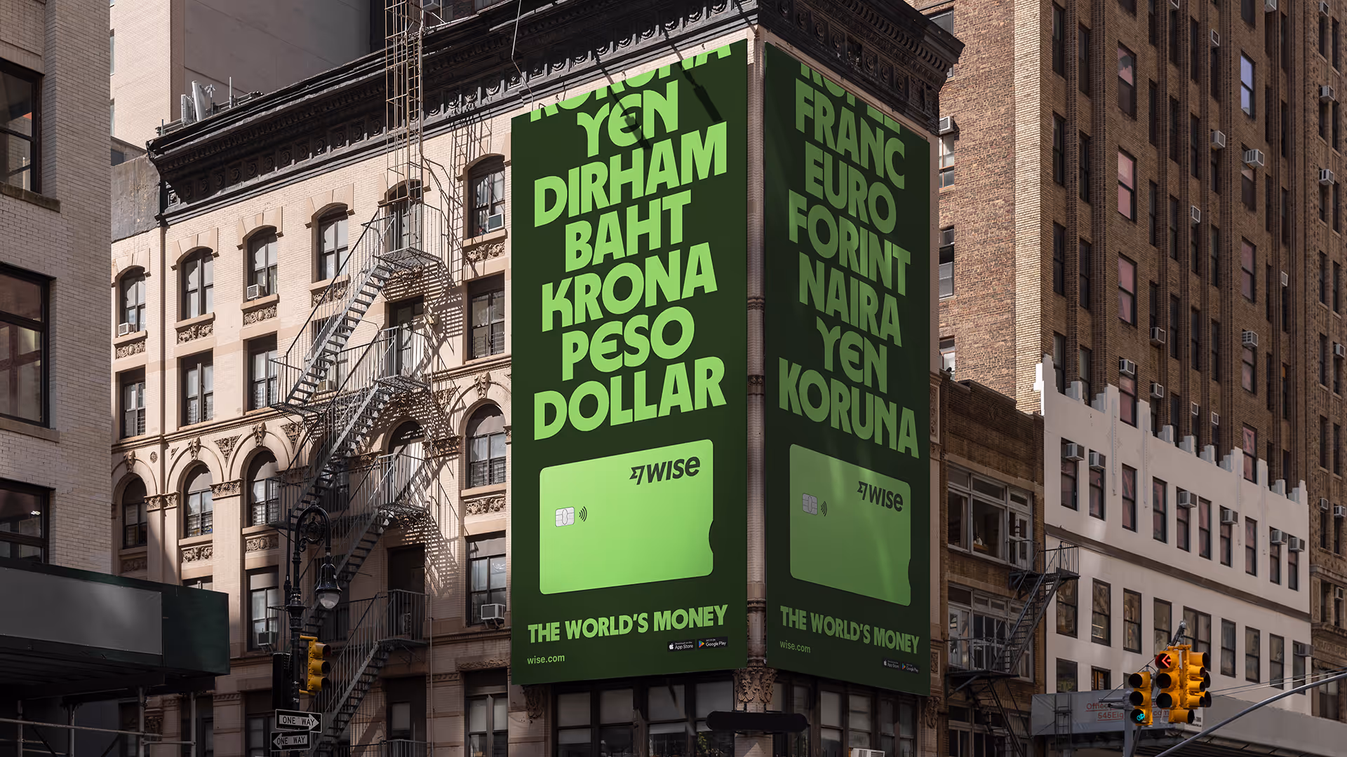 Wise's rebrand, new logo, color palette for their focus groups