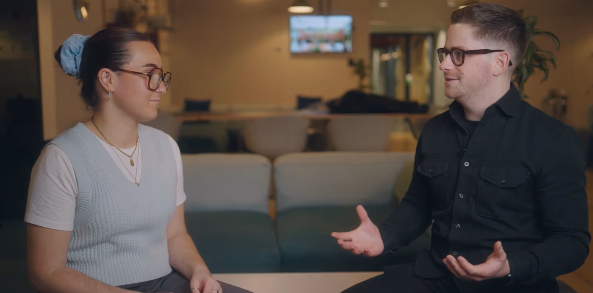 &above's founder talking rebranding as creative agency in London