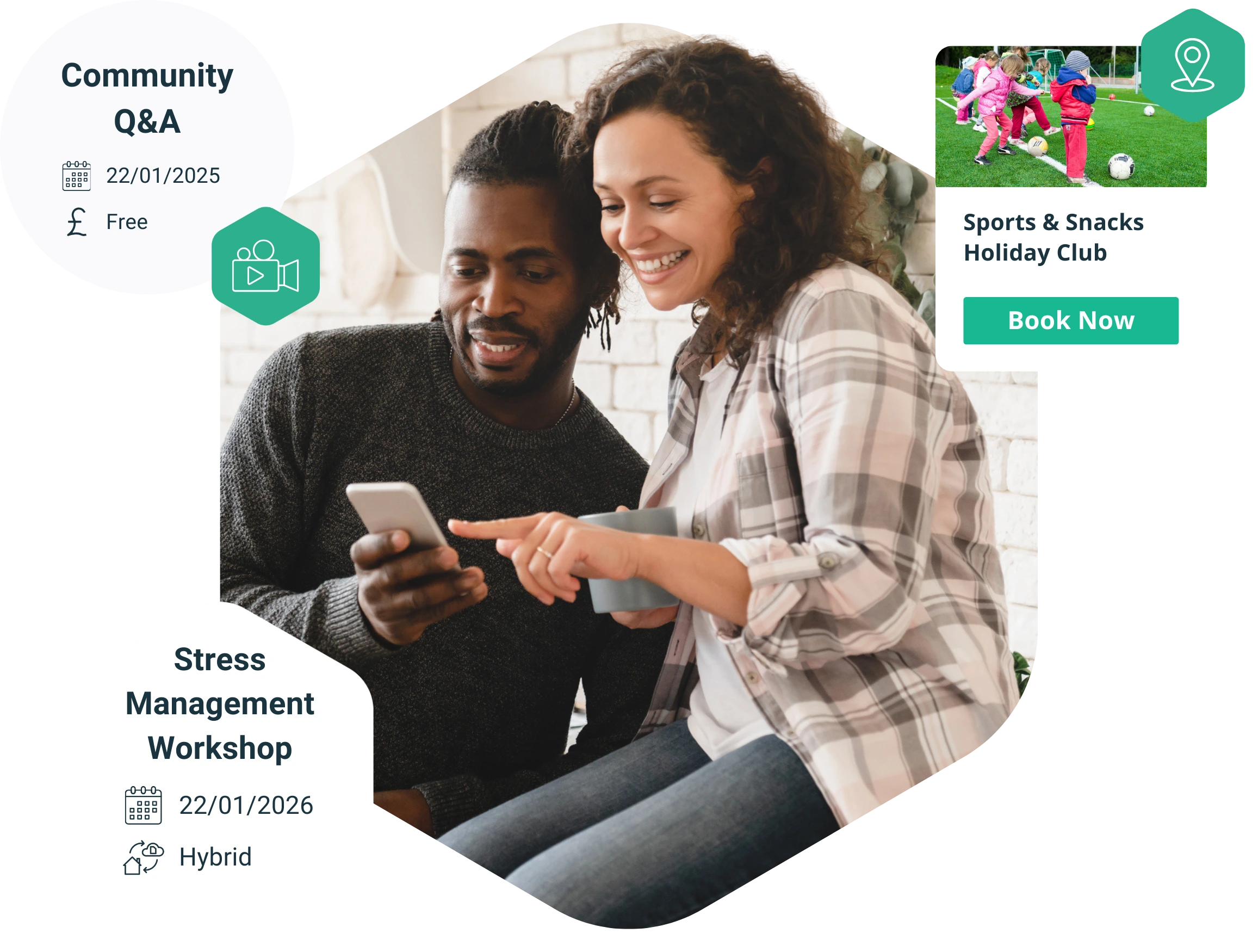 Transform the way families interact with you. BeebotAI Family Hubs Solution leverages AI to streamline support and consolidate your services, making every family member's experience seamless and more connected.