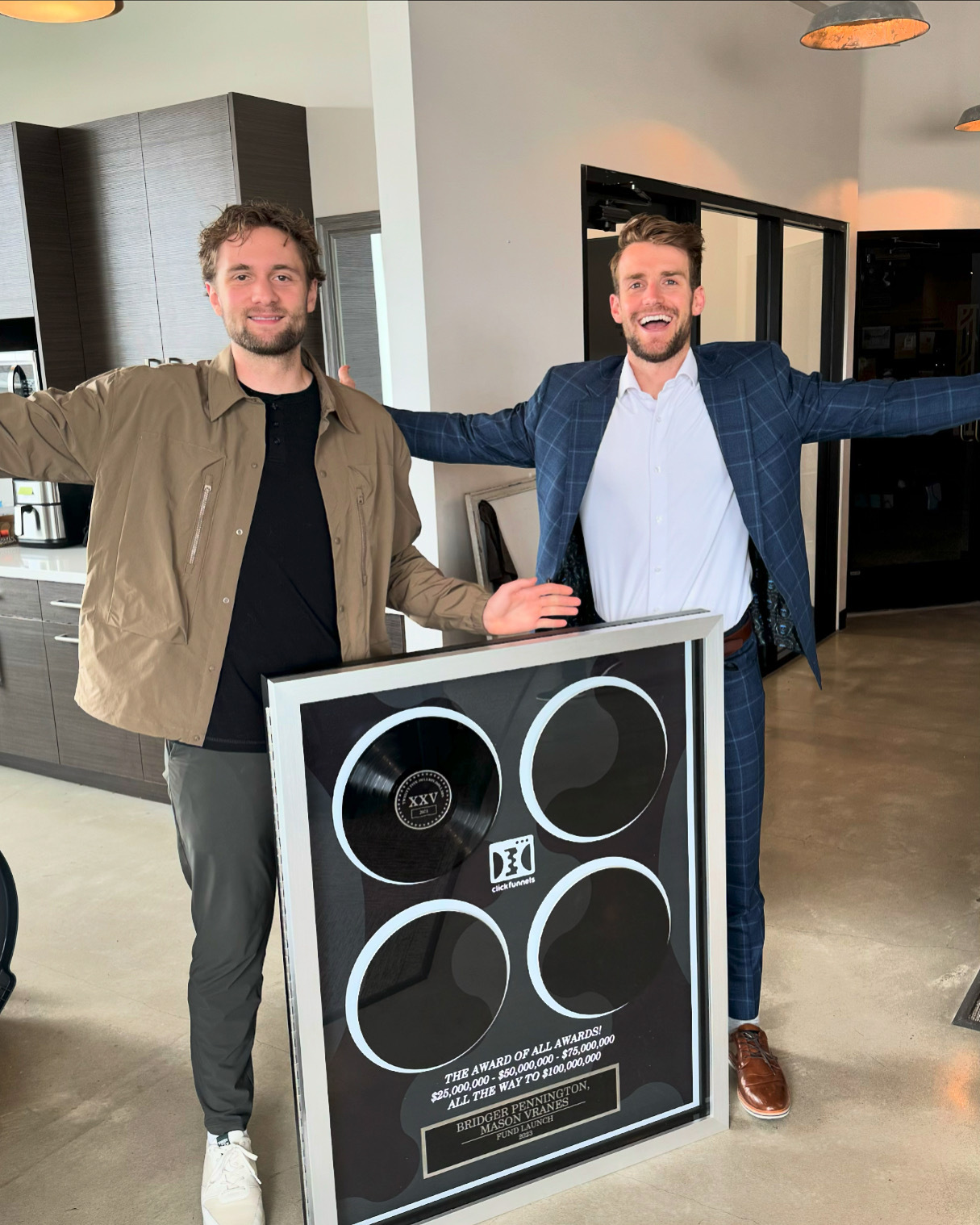 Recognition for twenty-five million dollars in revenue