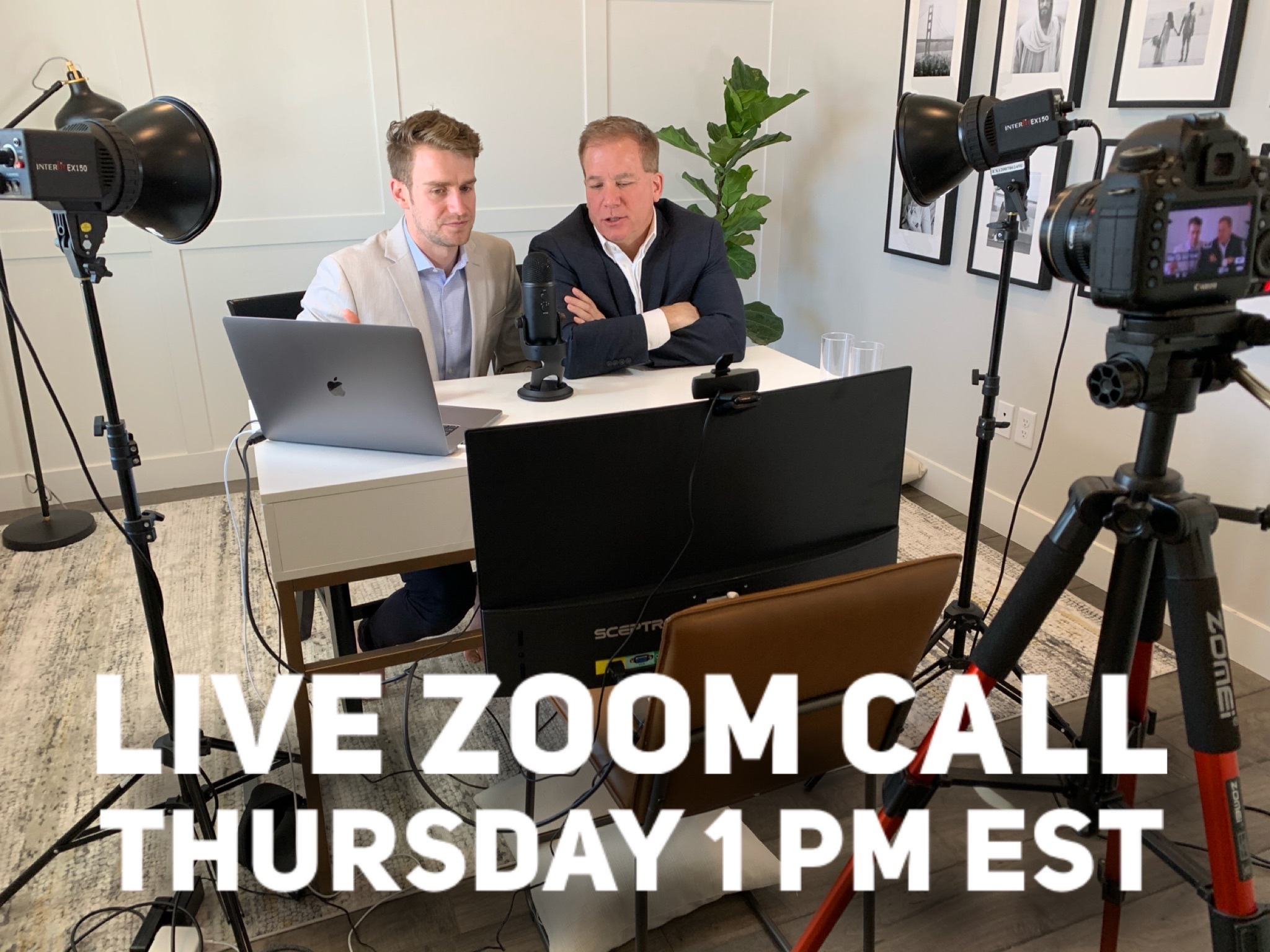 Bridger Pennington hosting an early live Fund Launch Zoom call