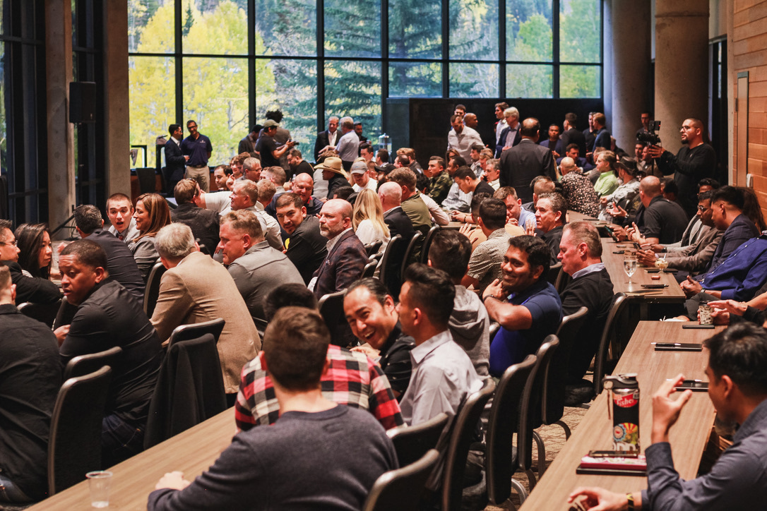 Fund managers at the first in-person Black Card summit