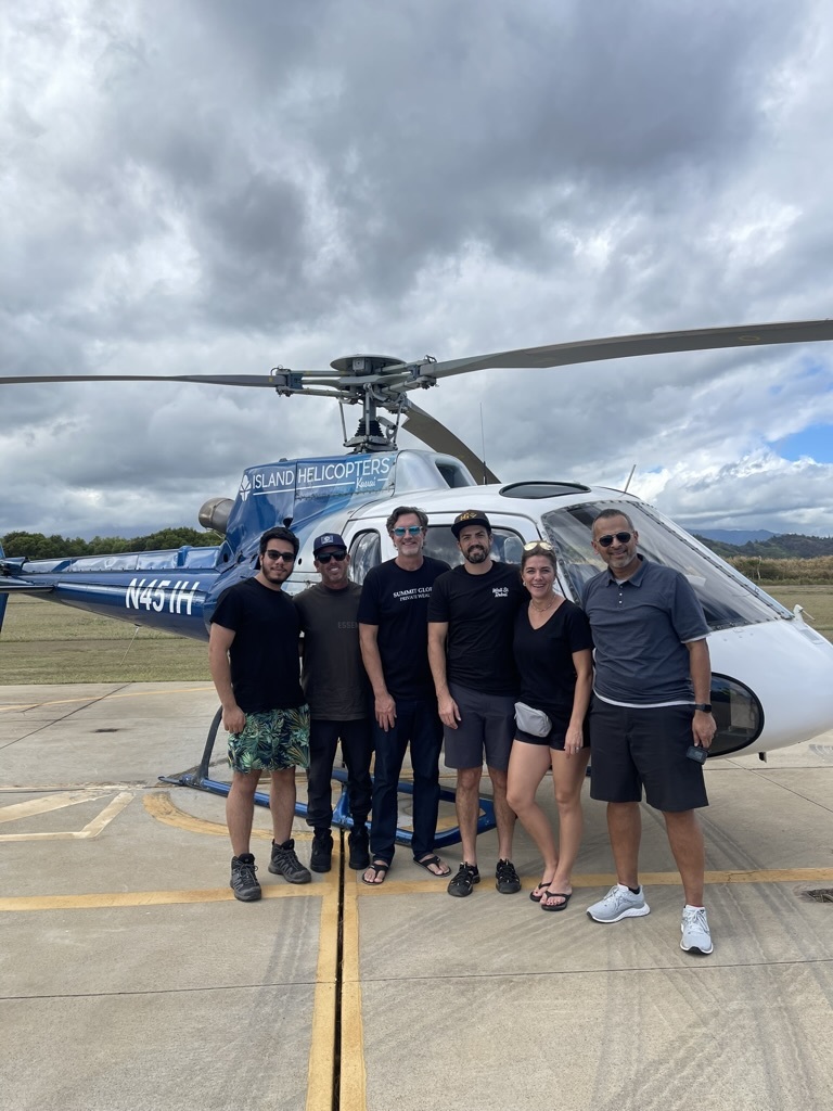Fund Launch Whale Group on a private helicopter trip