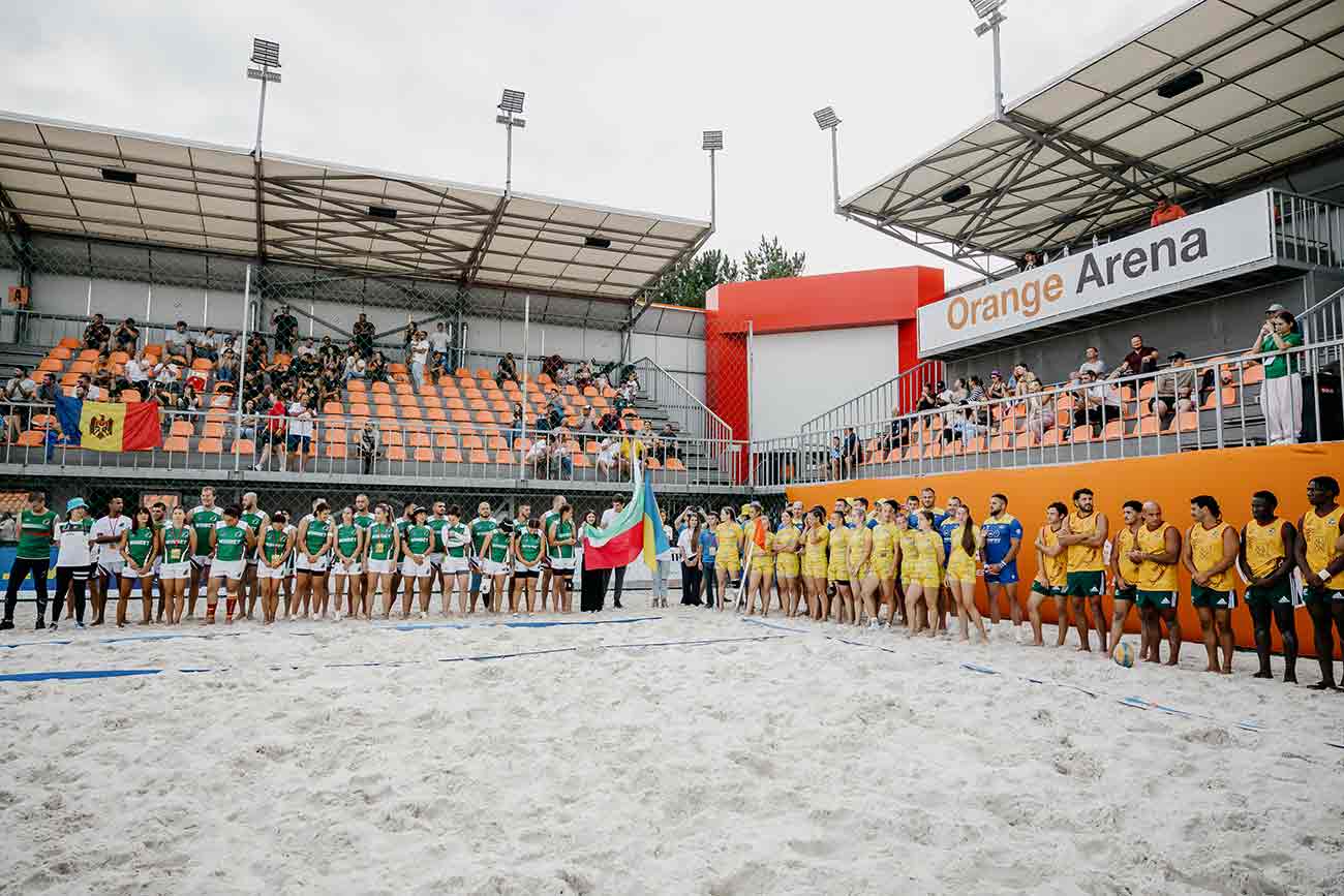 Атмосфера "Спорт-2030" на Rugby Europe Beach Championship 2025 в Orange ARENA Кишинёв, без инцидентов благодаря Libra Guard.