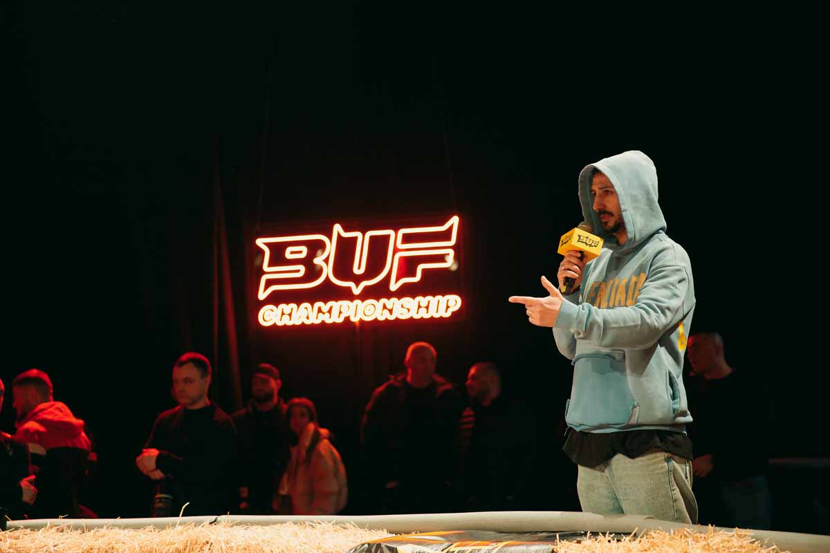 Профессиональная охрана Libra Guard на Balkan Ultimate Fighting BUF 2025 в Молдове, стабильность в динамичной атмосфере MMA.