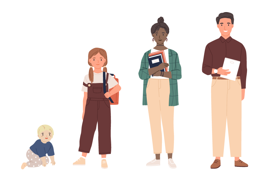 Human with binoculars depicting focus