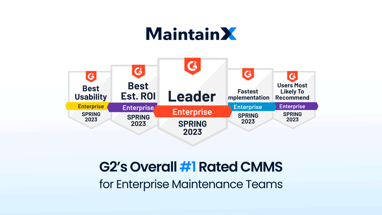 MaintainX G2's Overall #1 Rated CMMS