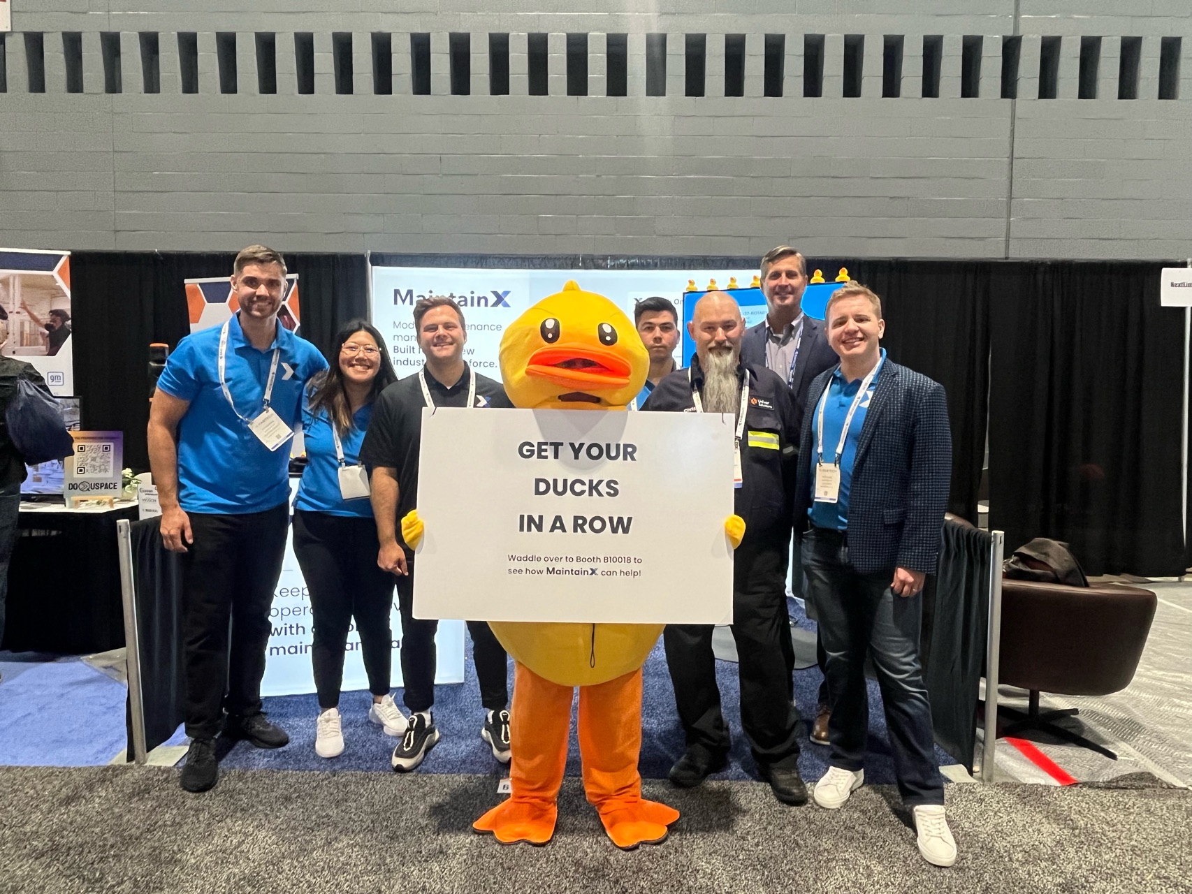 MaintainX at an event