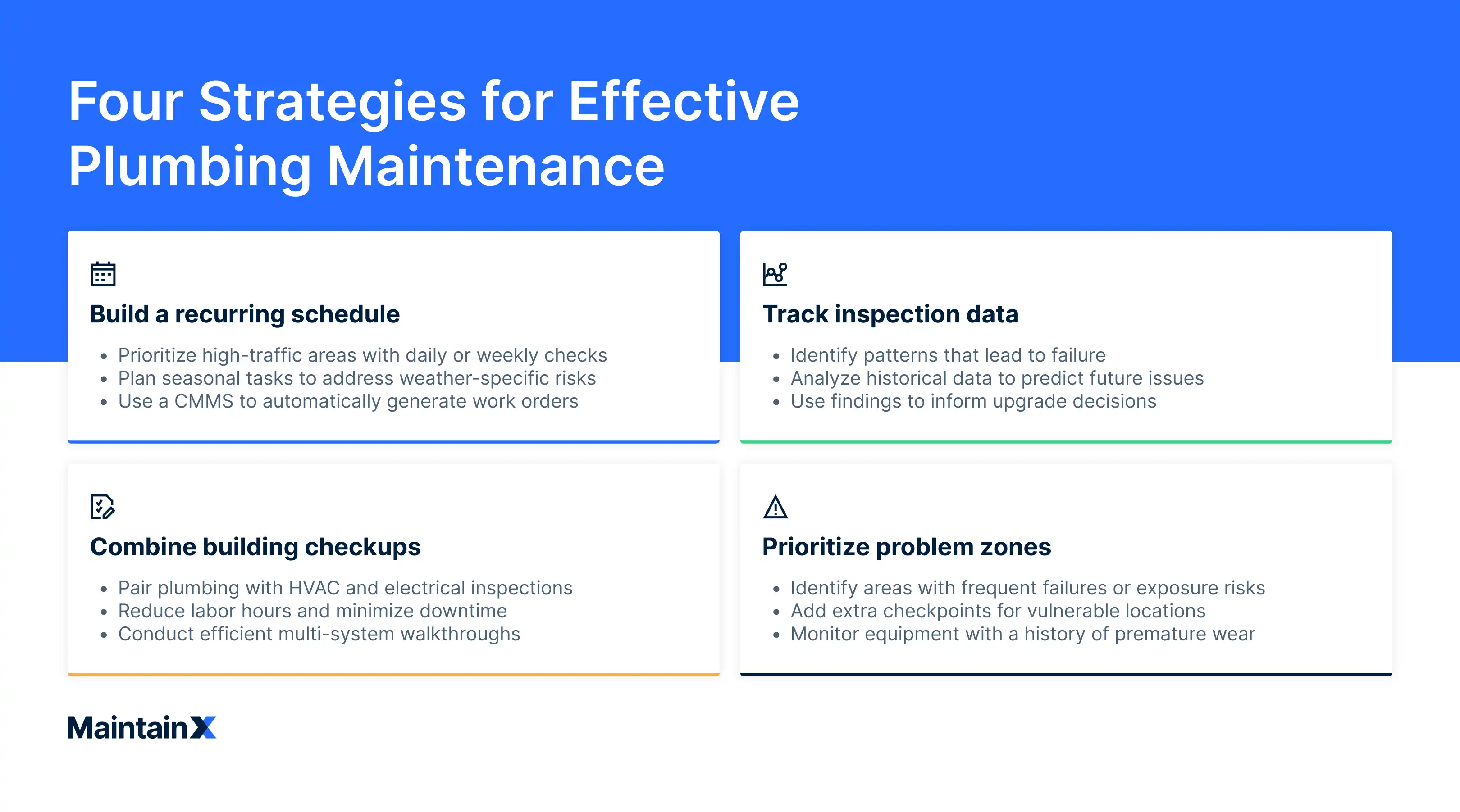 Four strategies for effective plumbing maintenance