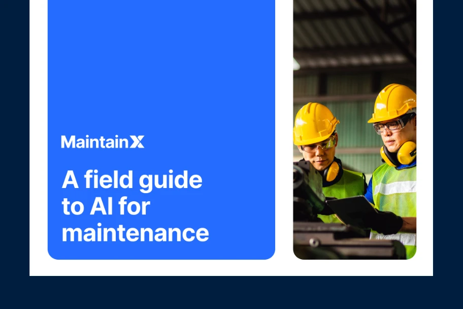 A Field Guide to AI for Maintenance