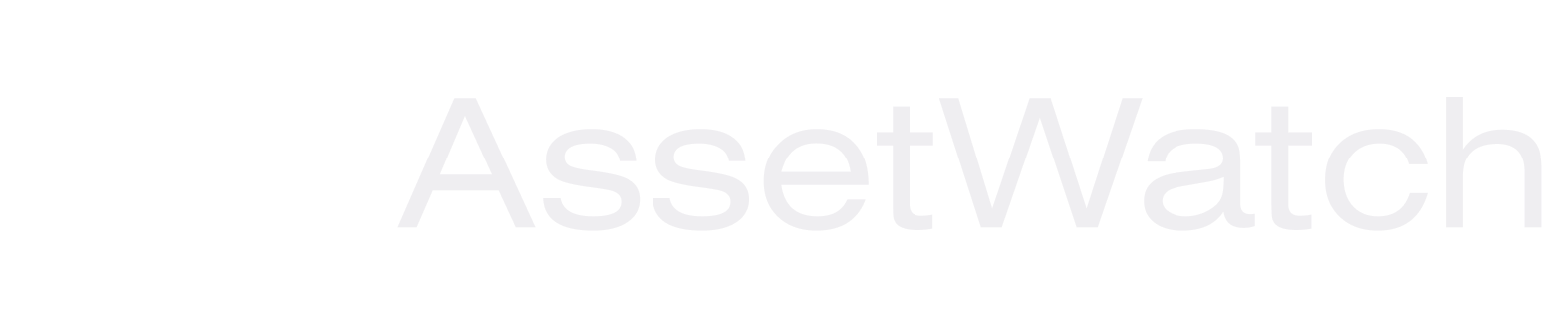 AssetWatch white logo