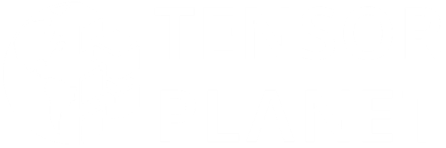 Tensor Planet white logo
