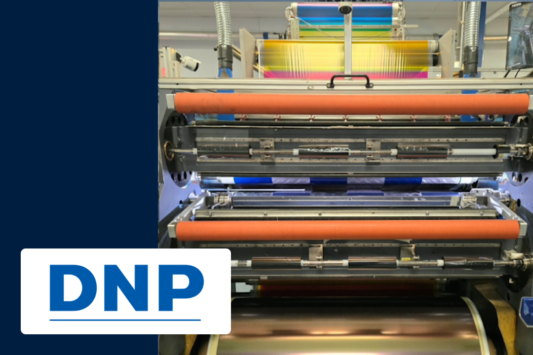 Industrial printing equipment in a DNP facility